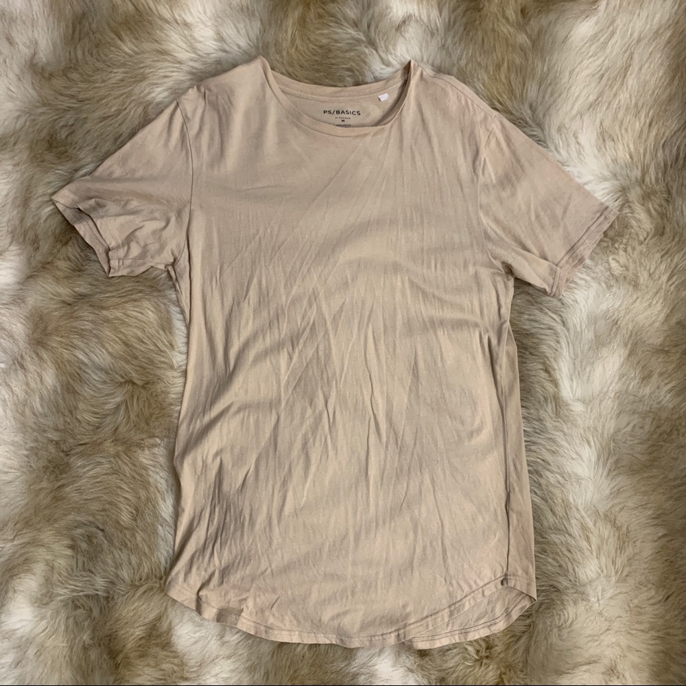 Pay sun Scalloped Long Line Tee